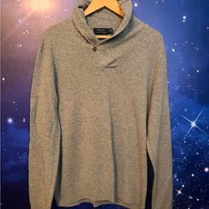 Ralph Lauren Men's Turtleneck Sweater in Gray